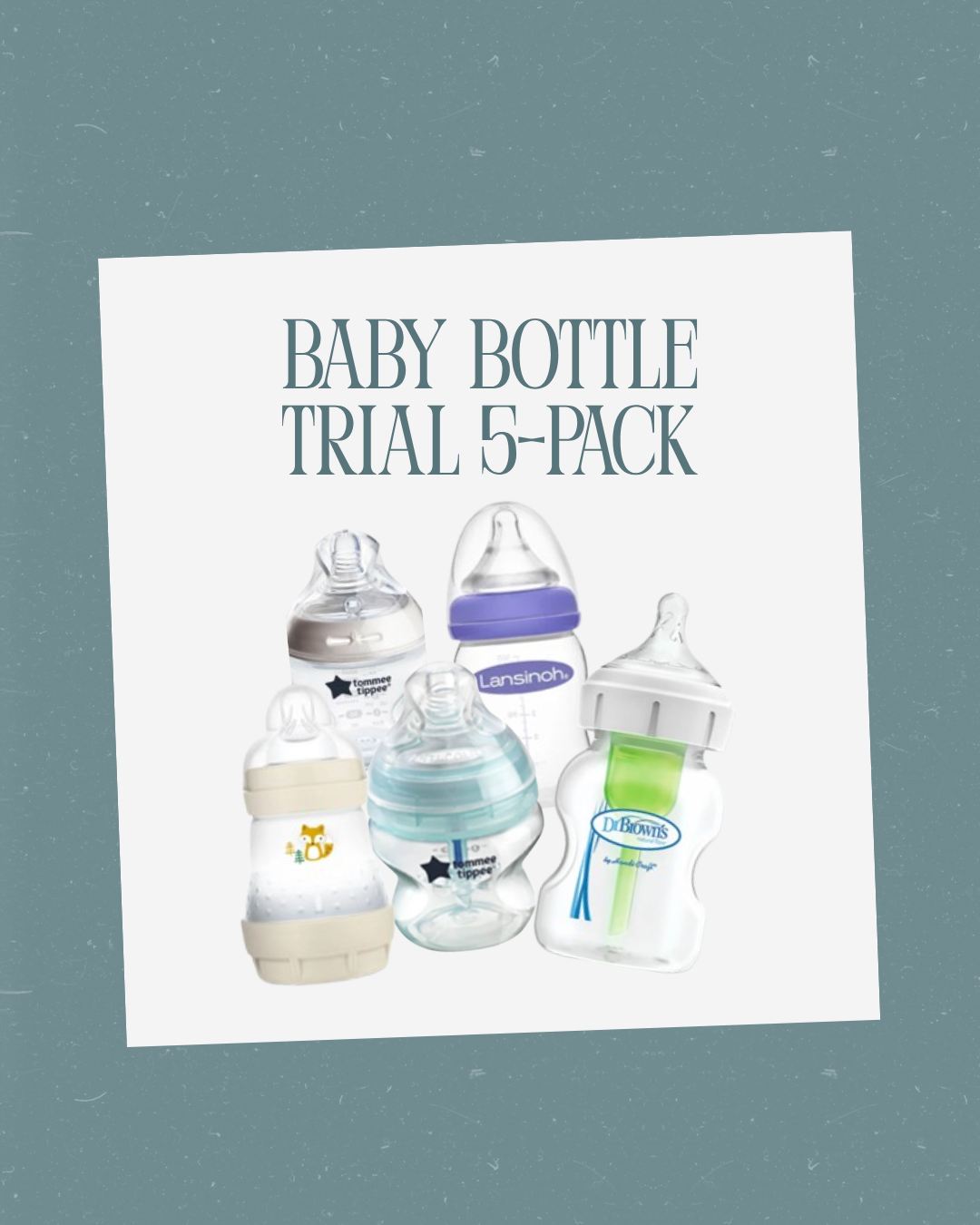 Baby Bottle Trial Pack - 5 bottles