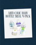 Anti-Colic Baby Bottle Trial Pack - 4 bottles
