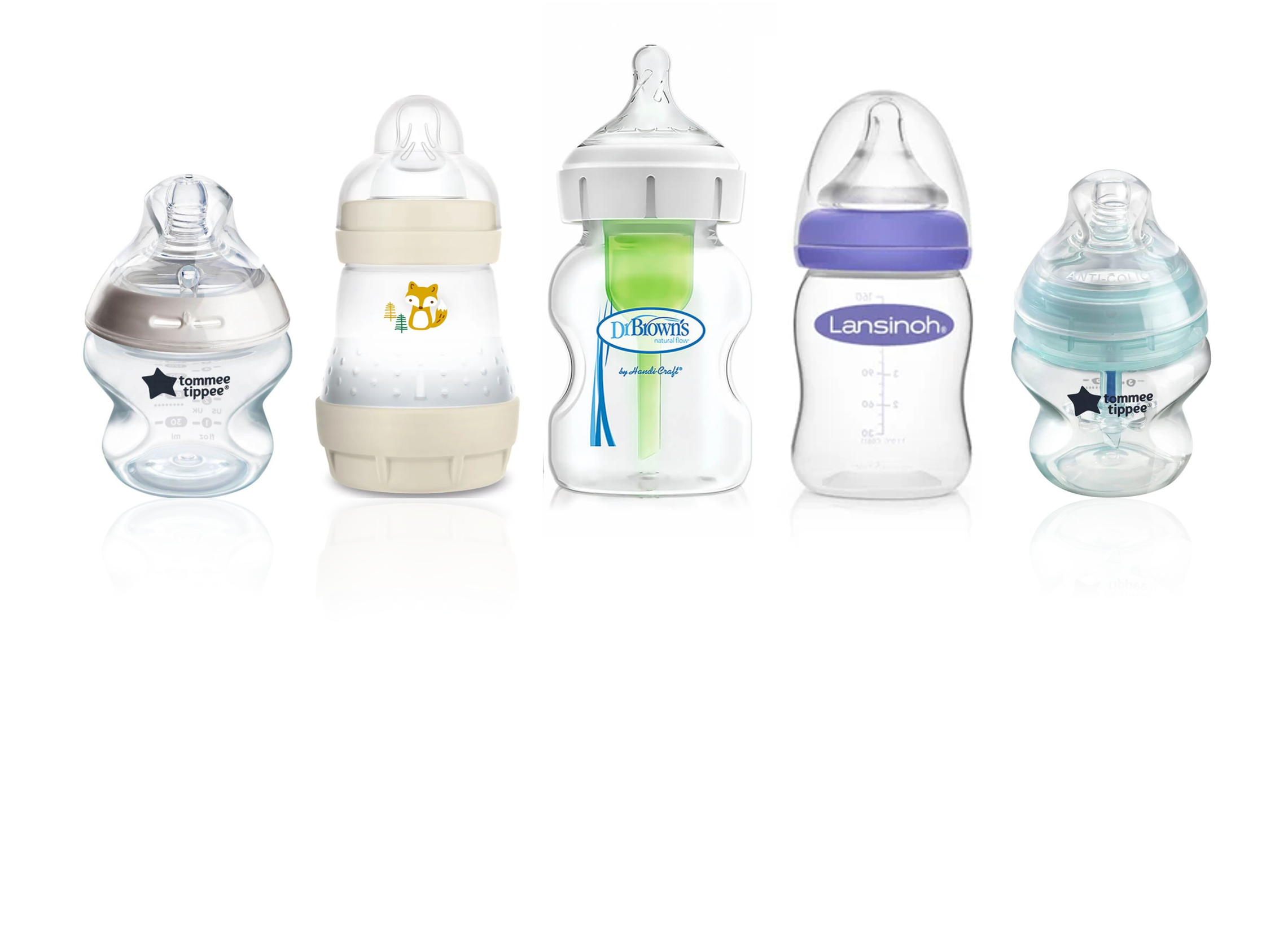 Baby Bottle Trial Pack - 5 bottles